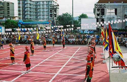 Disfrutar el ajedrez humano en Binh Dinh, cuna de las artes marciales vietnamitas - ảnh 3