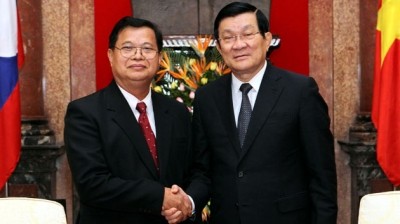 Presidente Truong Tan Sang recibe al vicepresidente del Parlamento laosiano - ảnh 1