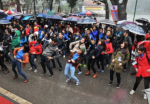 Festival callejero de Hanoi, un festejo de jóvenes artistas y aficionados capitalinos - ảnh 4