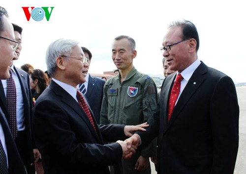 Concluye Secretario general del PCV fructífera visita a Corea del Sur - ảnh 1