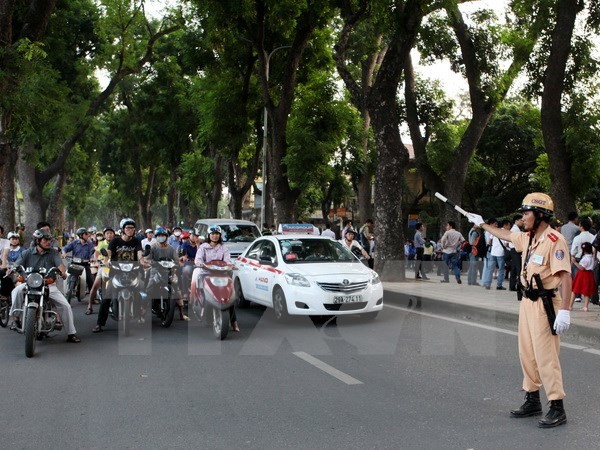 Despliega Hanoi medidas protectoras para garantizar seguridad del Congreso IPU 132  - ảnh 1