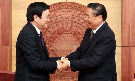 Vigorizan relaciones de cooperación integral Vietnam y Laos  - ảnh 1