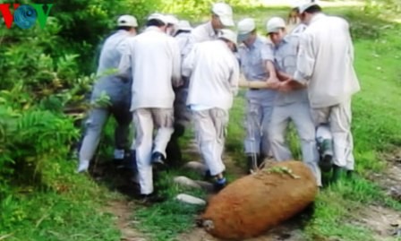 Una jornada de la unidad de desminado ambulante número tres  - ảnh 1