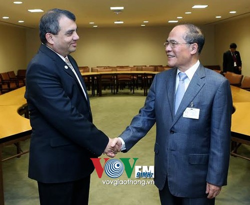 Líder del Legislativo vietnamita en IV Cita Mundial de Presidentes de Parlamento - ảnh 1