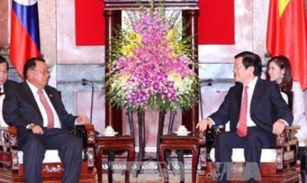 Consolidan incesantemente relaciones de amistad Vietnam-Laos-Camboya - ảnh 1