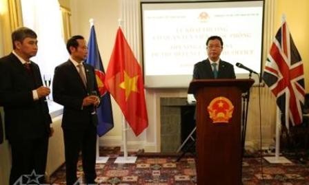 Abierta Oficina del Agregado de Defensa vietnamita en el Reino Unido - ảnh 1