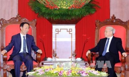 De visita en Vietnam delegación partidista de China - ảnh 1