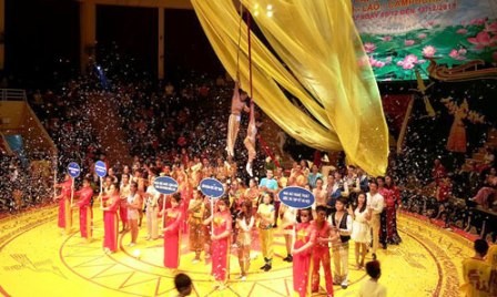 Culmina competencia de talentos de circo de Vietnam, Laos y Camboya - ảnh 1