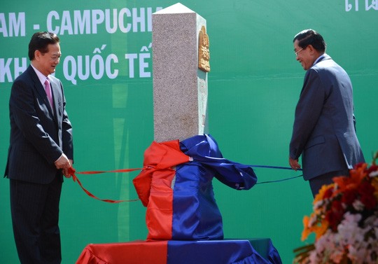 Vietnam y Camboya avanzan en la demarcación limítrofe en la frontera terrestre - ảnh 1