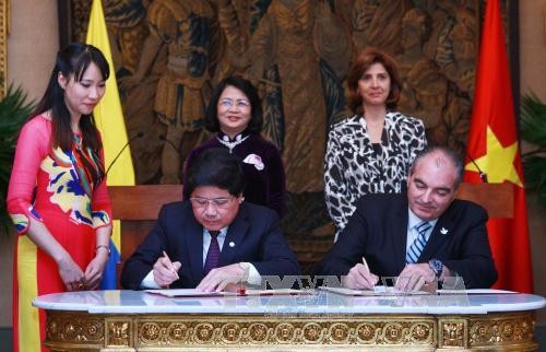 En Colombia la vicepresidenta de Vietnam para fortalecer la cooperación bilateral - ảnh 1