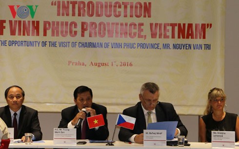 Presentan potencialidades de inversión en Vinh Phuc para la República Checa - ảnh 1