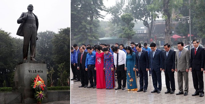 Conmemoran en Vietnam, Rusia y muchos países la Revolución de Octubre - ảnh 1