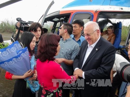 Presidente israelí visita provincia norteña vietnamita de Quang Ninh - ảnh 1