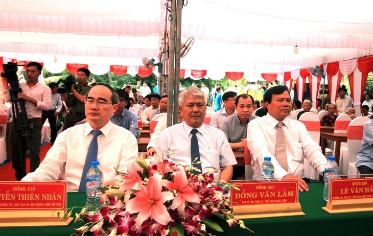 Inician construcción de un puente en conmemoración de la refundación de Tra Vinh - ảnh 1