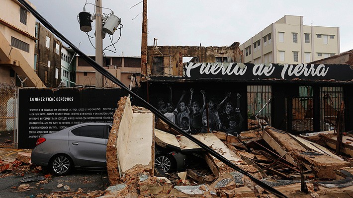 Trump declara a Puerto Rico zona de desastre por el devastador huracán María - ảnh 1