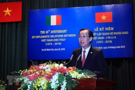 Celebran en Ciudad Ho Chi Minh 45 aniversario de las relaciones entre Vietnam e Italia - ảnh 1