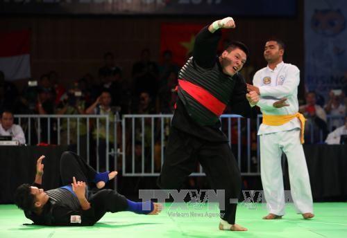 Vietnam gana otras dos medallas de oro en Pencak Silat en Juegos Asiáticos - ảnh 1