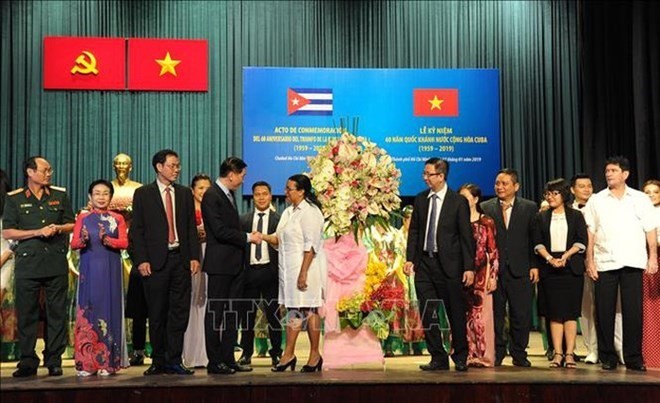 Conmemoran en Ciudad Ho Chi Minh triunfo de la Revolución cubana - ảnh 1