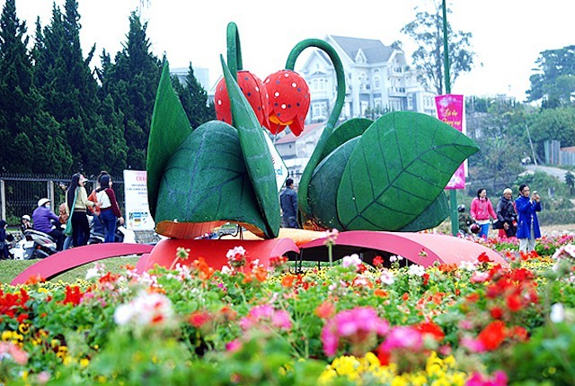 Descubren el Festival de Flores de Da Lat - ảnh 1