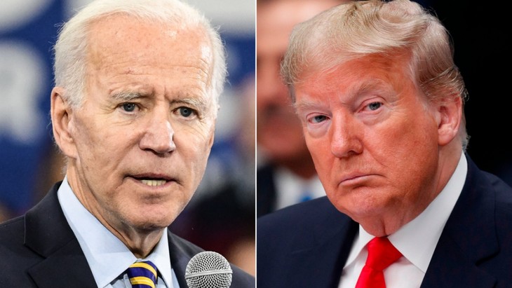 Biden aventaja a Trump con 16 puntos porcentuales - ảnh 1