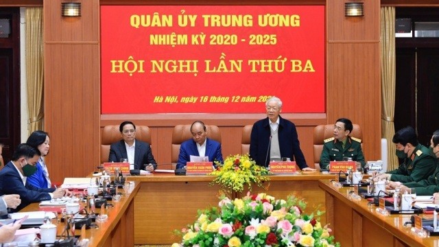 Quân ủy TW nhiệm kỳ 2020-2025 với nhiệm vụ giữ vững môi trường hòa bình, ổn định để xây dựng và phát triển đất nước - ảnh 1