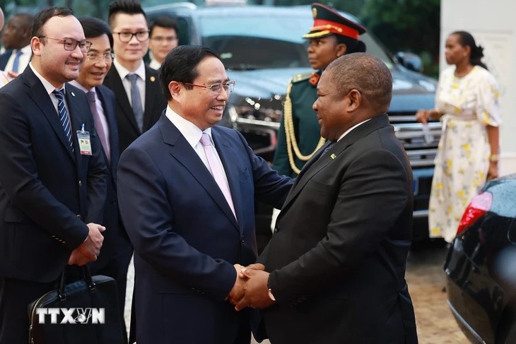 Primer ministro de Vietnam recibe al presidente de Mozambique - ảnh 1