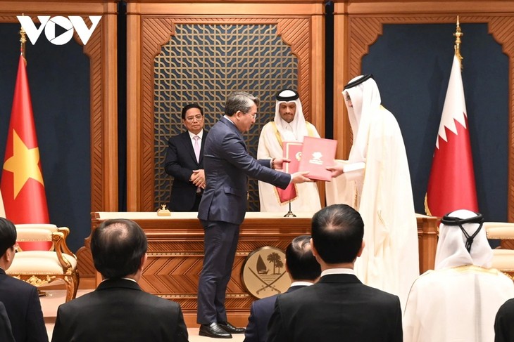 Vietnam y Qatar firman varios acuerdos de cooperación - ảnh 1