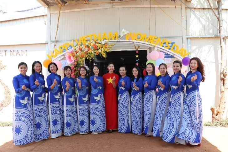 Mujeres militares vietnamitas reafirman su papel en misiones de paz - ảnh 1