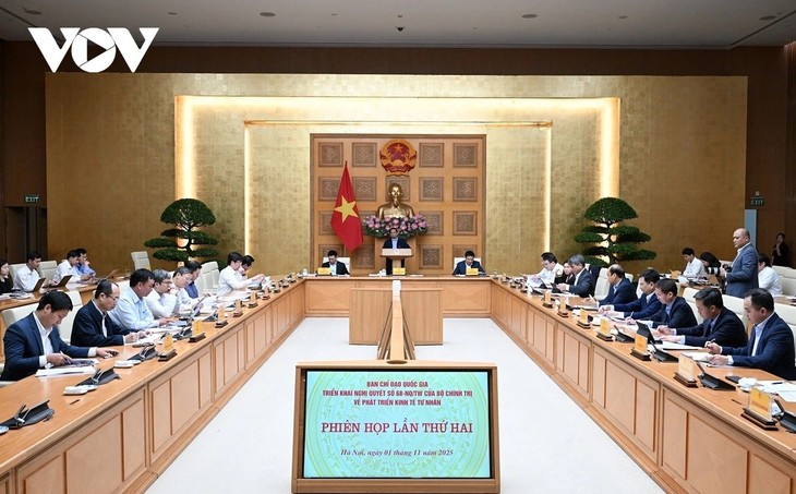 Primer Ministro vietnamita pide seguir creando condiciones para el desarrollo del sector privado - ảnh 1