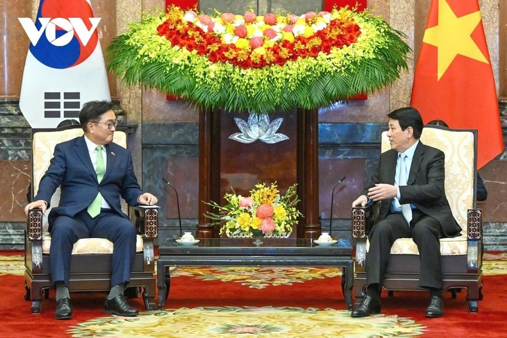 Presidente del Parlamento de Corea del Sur concluye su visita oficial a Vietnam - ảnh 3