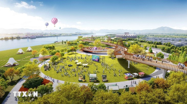 Futuro prometedor de la infraestructura en Hanói: la gran obra del río Rojo - ảnh 2