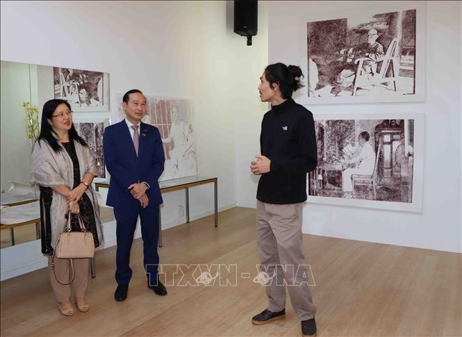 Exposition de Thy Nguyen Truong Minh à Bruxelles - ảnh 1