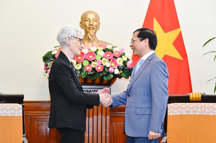 Wendy Sherman reçue par Bùi Thanh Son  - ảnh 1