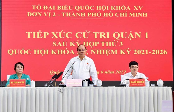 Nguyên Xuân Phuc rencontre l’électorat de Hô Chi Minh-Ville - ảnh 1