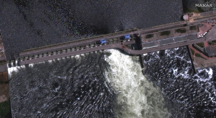 Destruction d'un barrage: la Russie déclare l’état d’urgence à Nova Kakhovka - ảnh 1