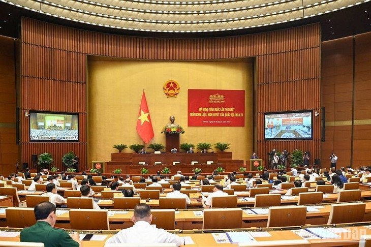 Conférence nationale sur la mise en œuvre des lois et des résolutions - ảnh 1