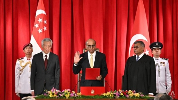 Singapour: Investiture du président Tharman Shanmugaratnam  - ảnh 1