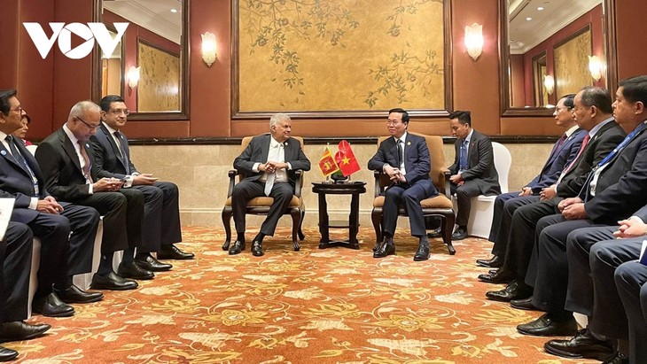 Vo Van Thuong rencontre son homologue sri lankais - ảnh 1