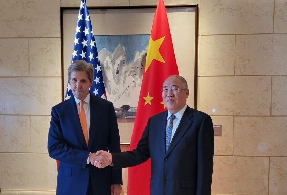 Création d'un groupe de travail conjoint sur le climat par les États-Unis et la Chine - ảnh 1