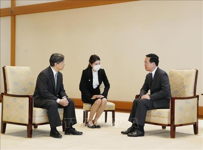 Vo Van Thuong rencontre l’empereur Naruhito - ảnh 1