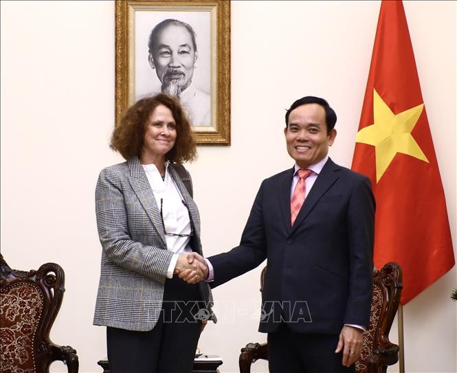 Trân Luu Quang rencontre Carolyne Turk - ảnh 1