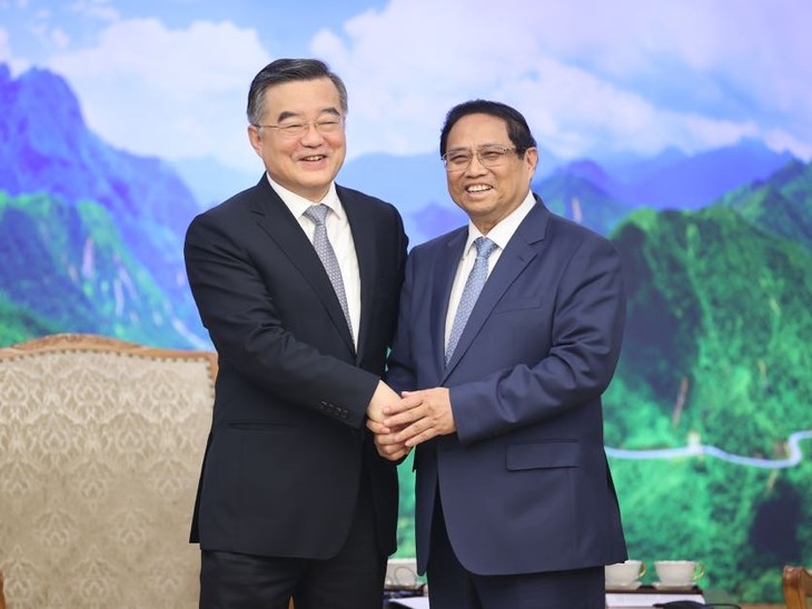 Pham Minh Chinh rencontre Zhang Qingwei - ảnh 1