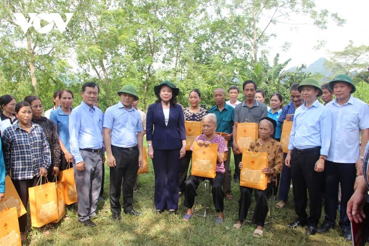 Typhon Yagi: Vo Thi Anh Xuân au chevet des sinistrés de Lang Son - ảnh 1