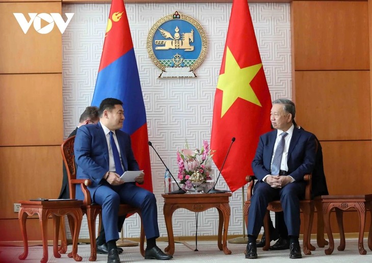 Le Vietnam et la Mongolie renforcent leur coopération diplomatique et économique - ảnh 1