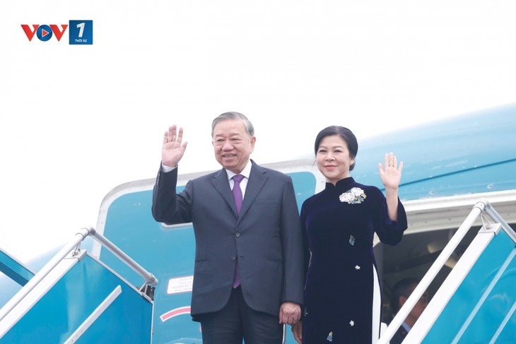 Le Secrétaire général Tô Lâm en visite d’État au Laos - ảnh 1