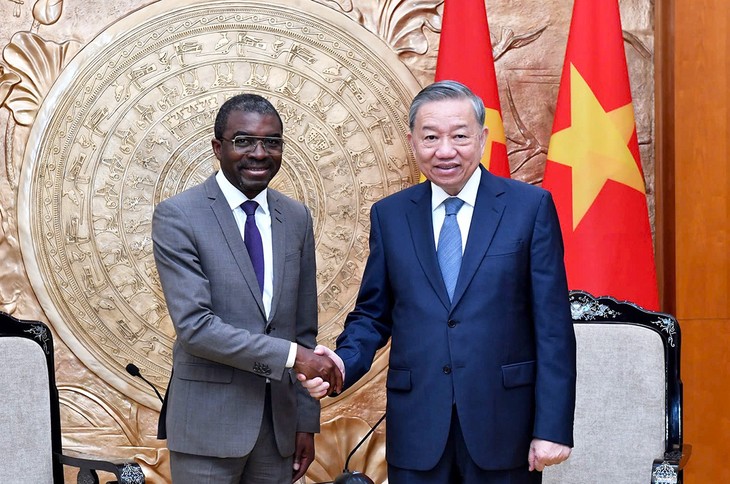 เลขาธิการใหญ่พรรค โตเลิม ให้การต้อนรับ ผู้อำนวยการศูนย์มรดกโลกของยูเนสโกและรองเลขาธิการคนที่หนึ่งของพรรค ANC ของแอฟริกาใต้ - ảnh 1