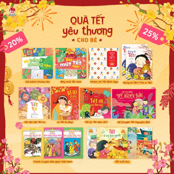 หนังสือวันตรุษเต๊ต ปลูกเมล็ดพันธุ์แห่งความรักวัฒนธรรมเวียดนามให้กับเด็กๆ - ảnh 1