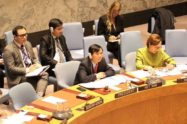 Vietnam chairs first public UNSC meeting - ảnh 1