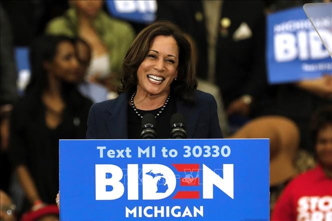 Joe Biden chooses Kamala Harris as running mate - ảnh 1