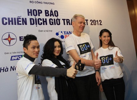 Giờ trái đất 2012: Tôi và bạn hãy cùng hành động      - ảnh 1